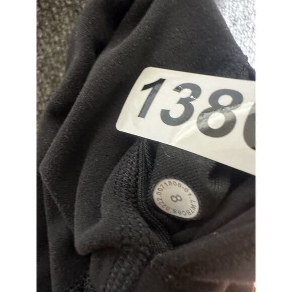 LULULEMON Biker Shorts Women 8 Align Super High Rise Black 8” - Picture 5 of 5